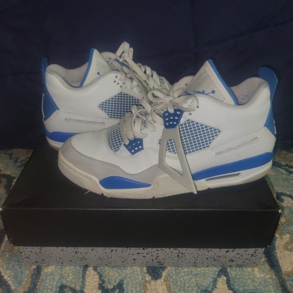 Size 11 - Nike Air Jordan 4 Retro Military Blue 2012 Original BOX